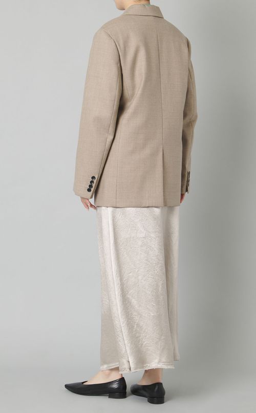 シングルブレストオーバージャケット