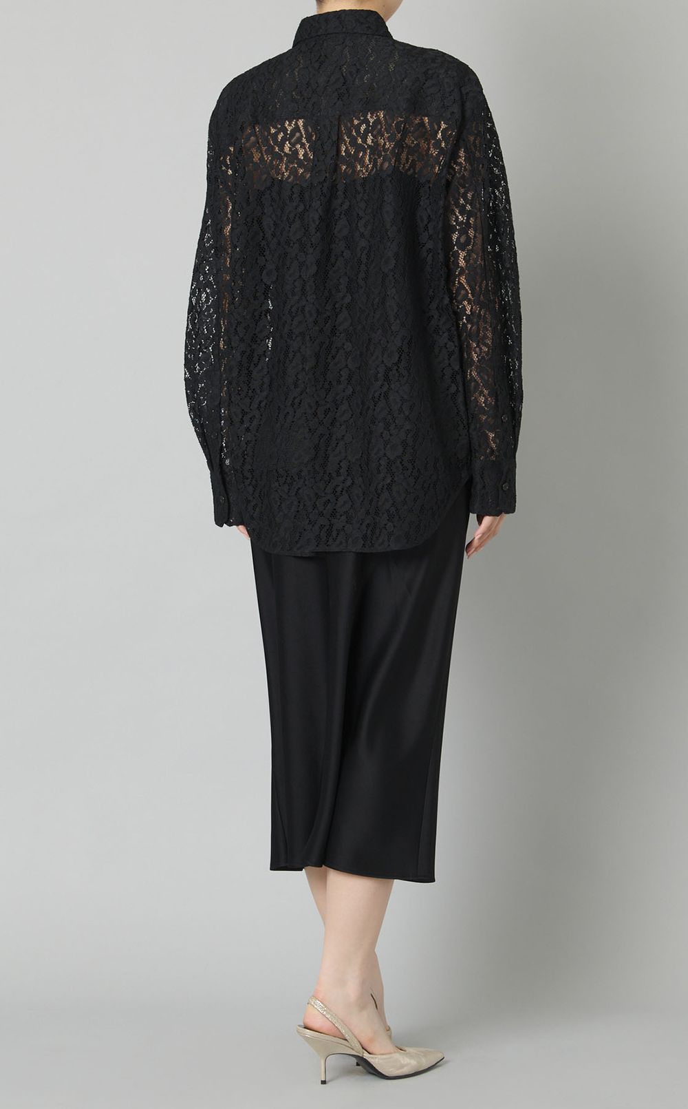 レオパードレースシャツ