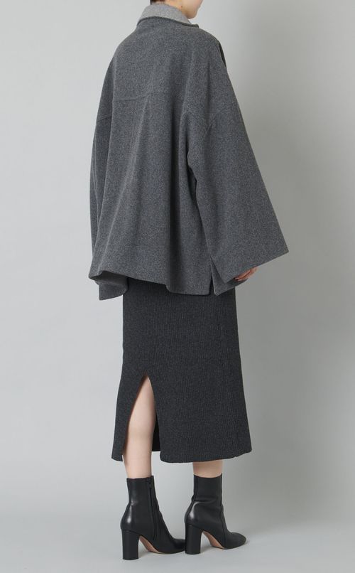 ケープスタンドカラーコート