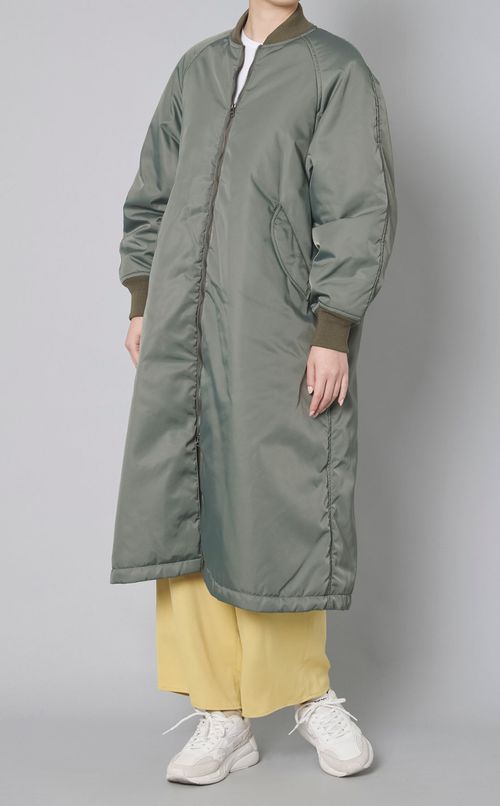 ロングMA-1コート