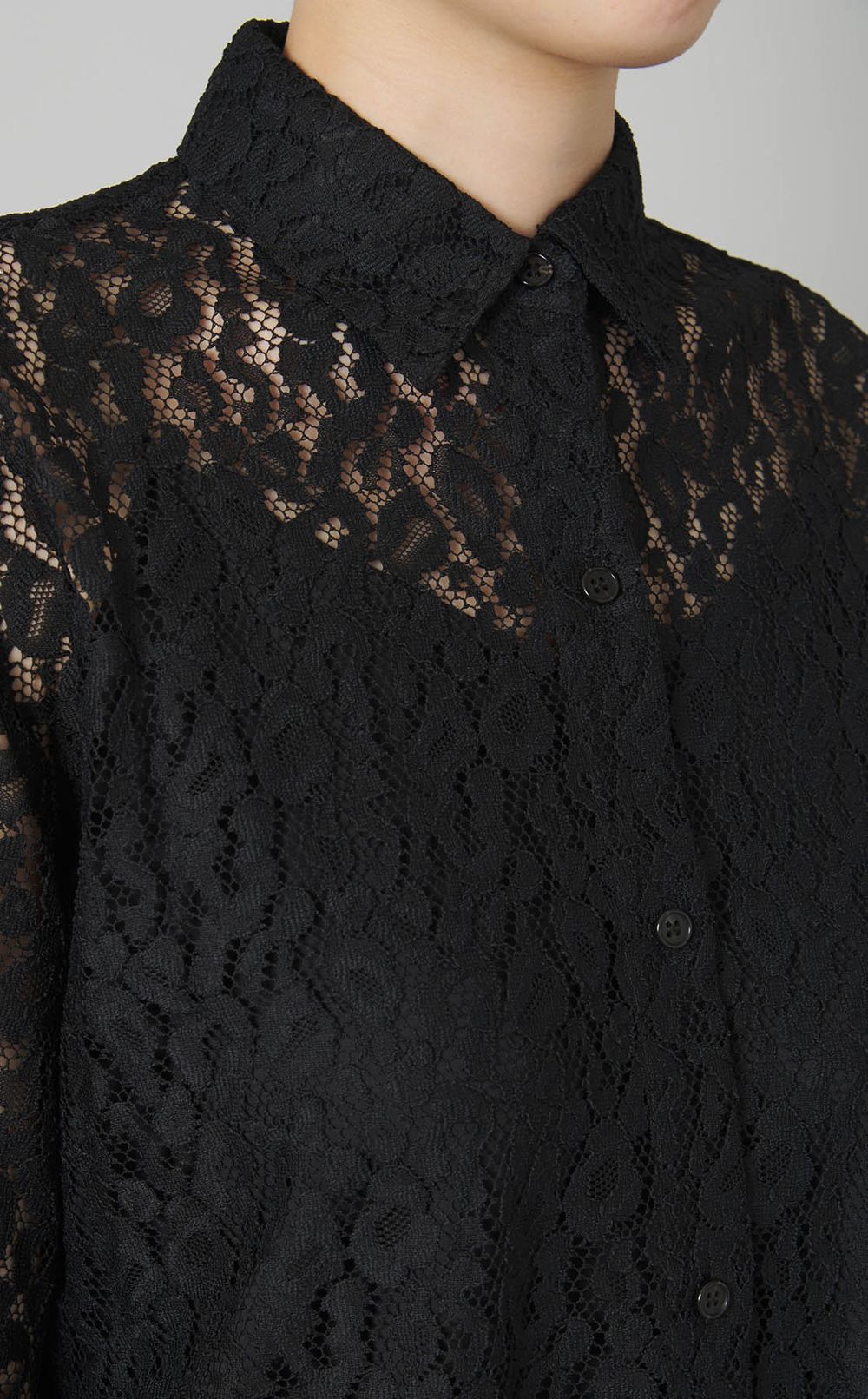 レオパードレースシャツ