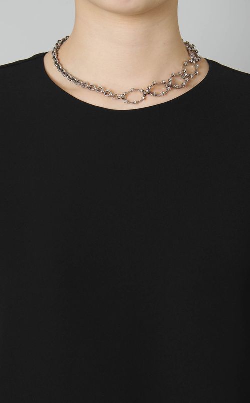 スターモチーフフープネックレス