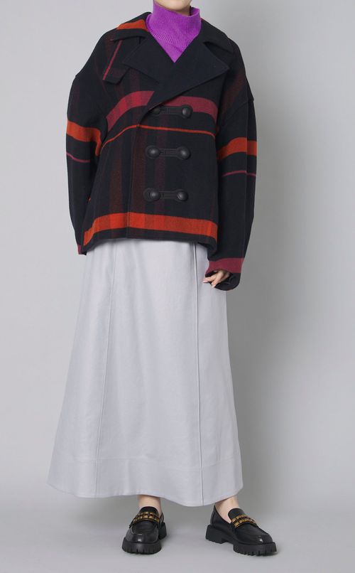 ウールクロップドニットプルオーバー