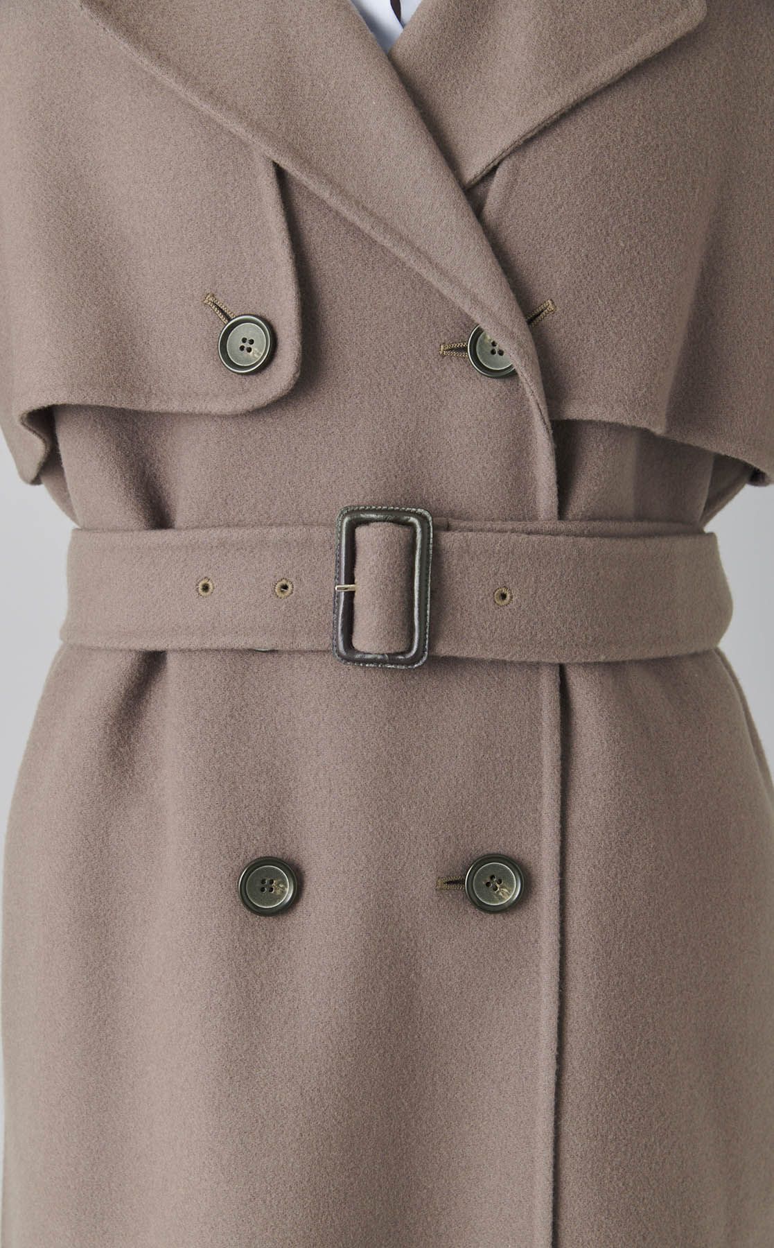 CELFORD｜ウール混ロングトレンチコート