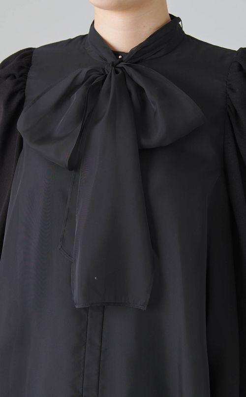 ニットコンビレイヤードブラウス