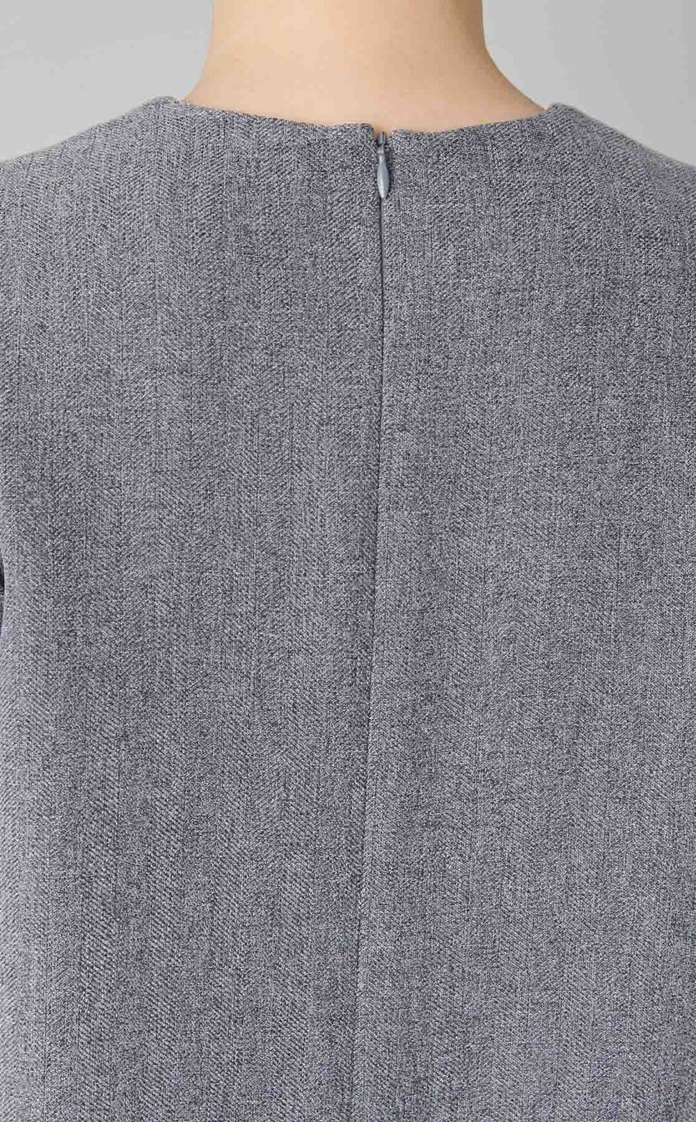 ヘリンボーンコクーンドレス