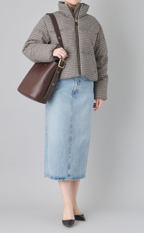 ブリーカーレザーバケットバッグ