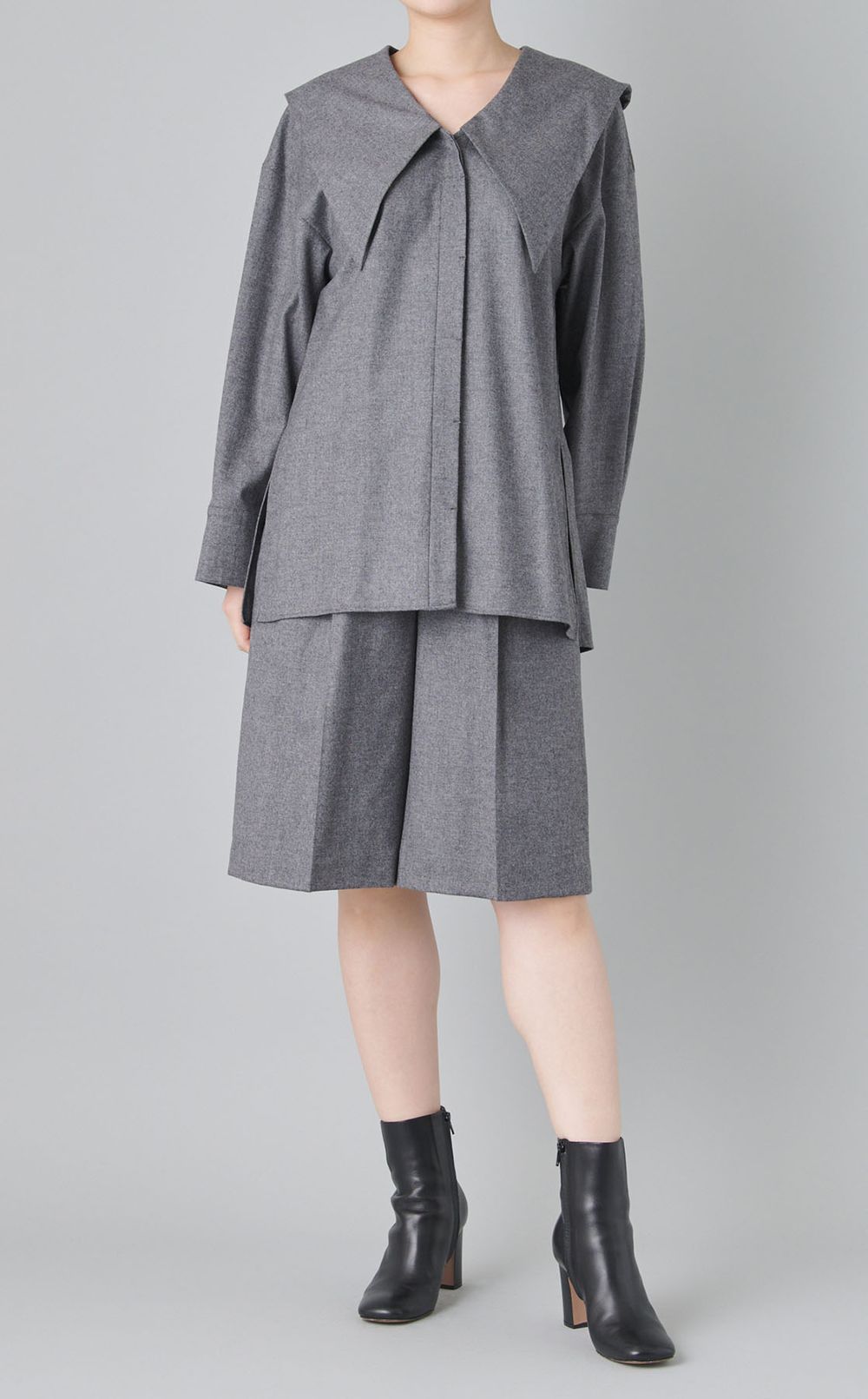 フランネルバミューダパンツ