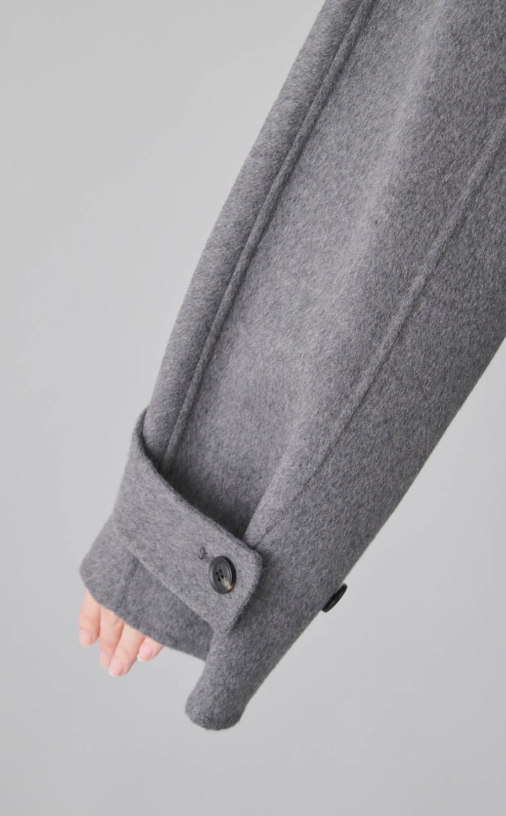 ウールリバーミドルAラインコート