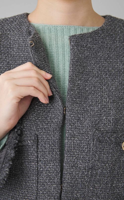 2wayツイードジャケット