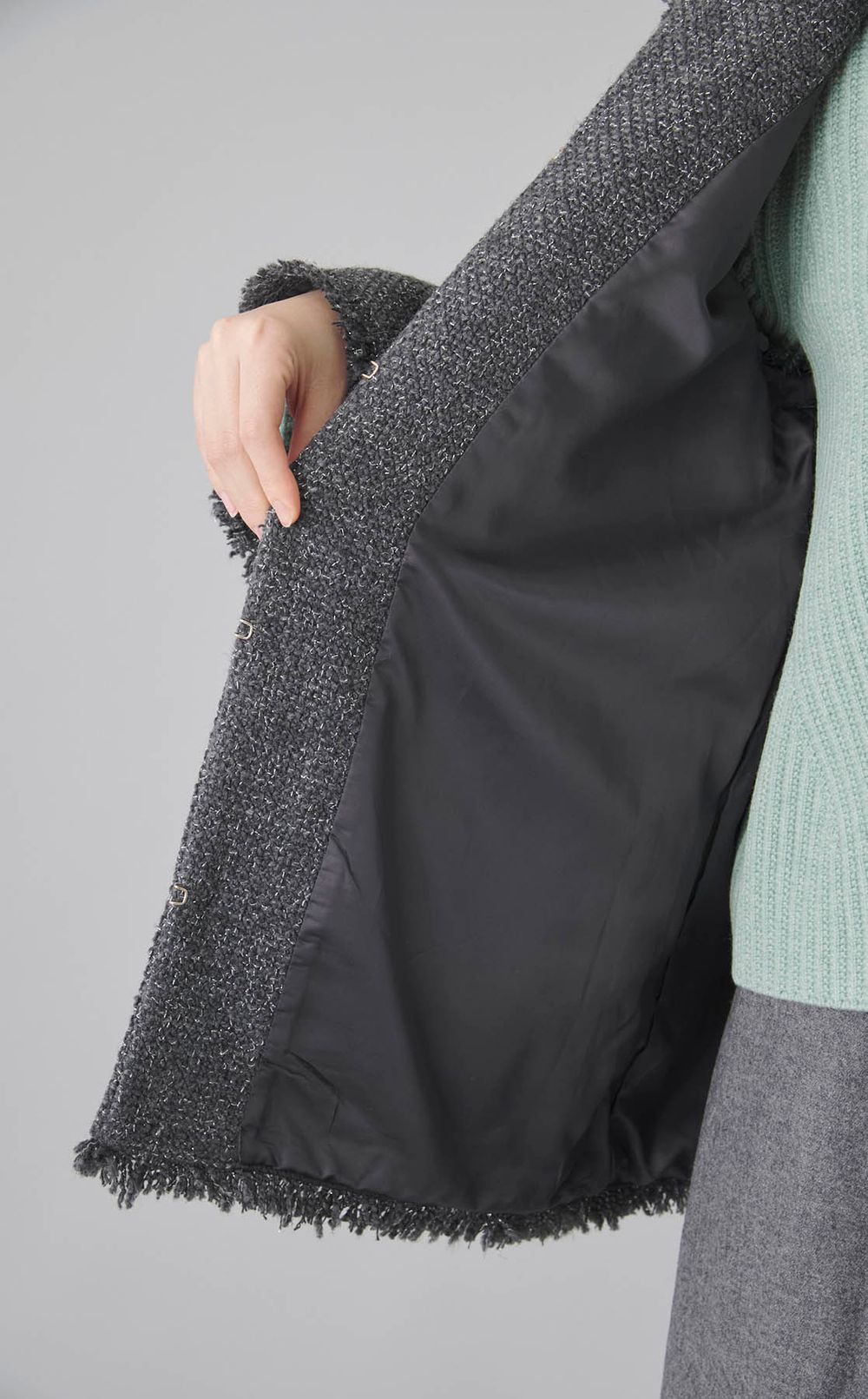 2wayツイードジャケット