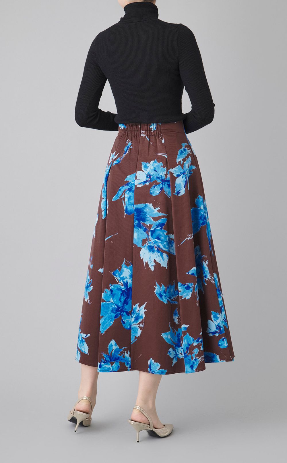 ブラッシュフラワーギャザースカート