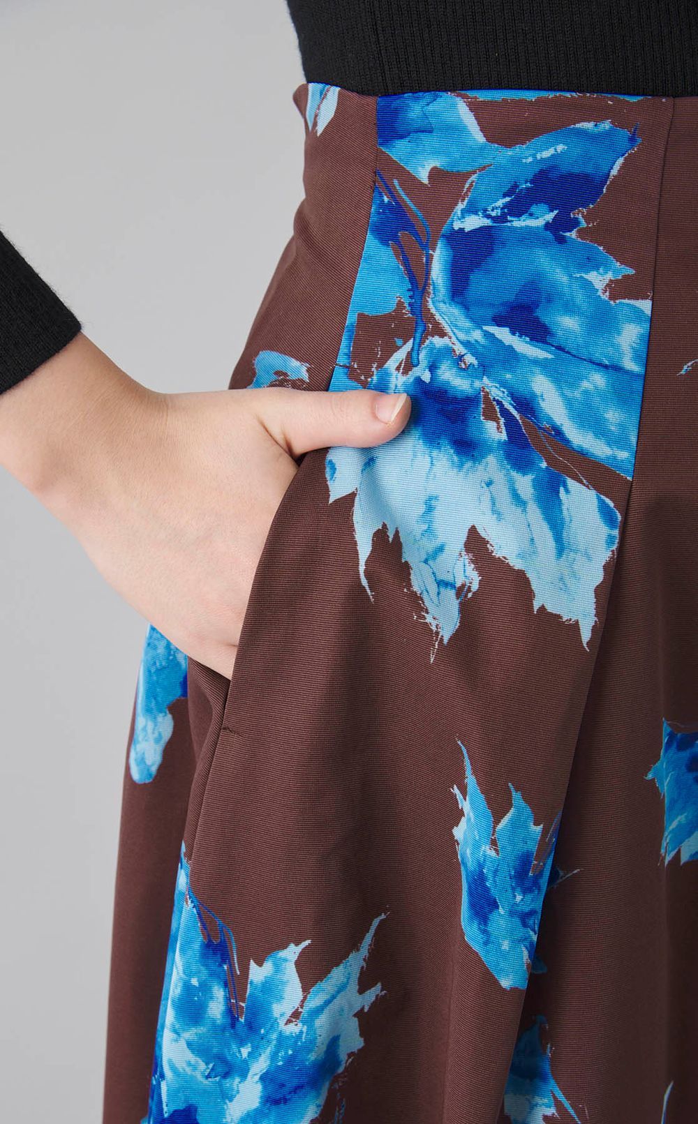 ブラッシュフラワーギャザースカート