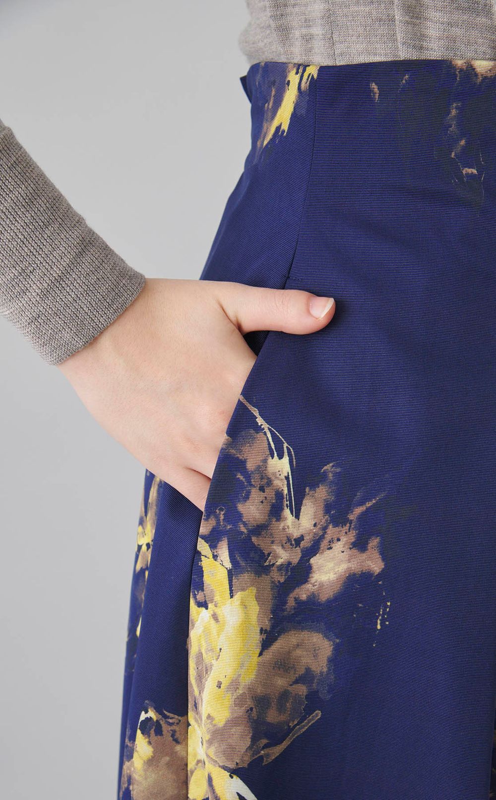 ブラッシュフラワーギャザースカート