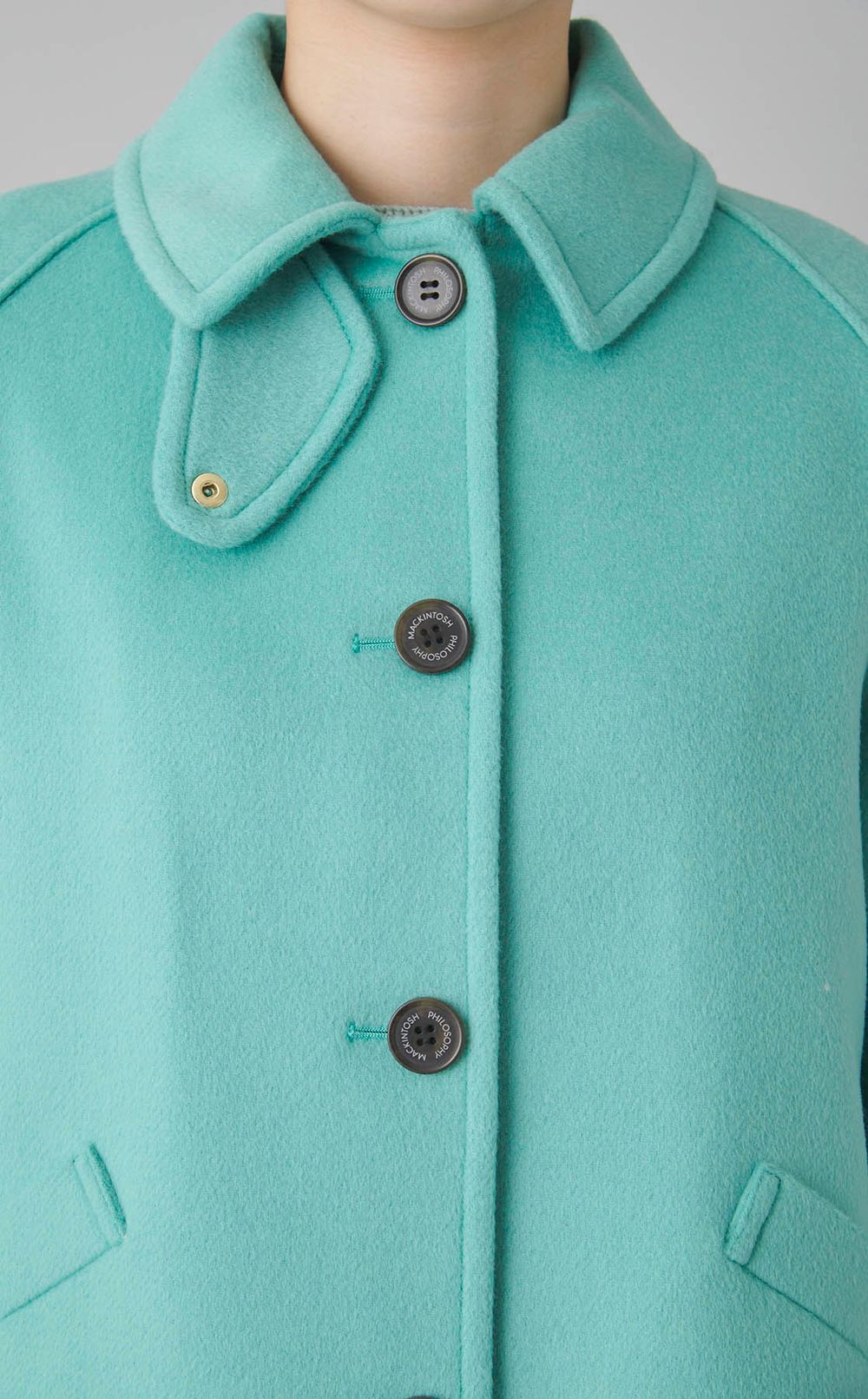 ウールメルトンショートコート