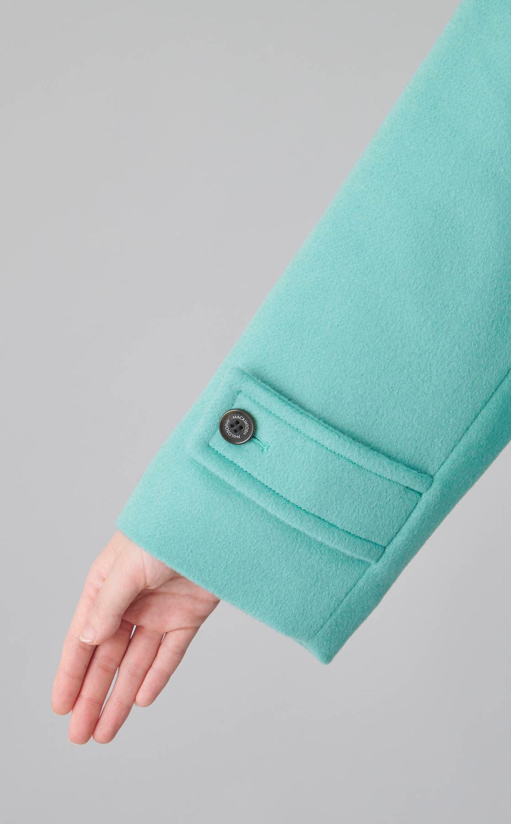 ウールメルトンショートコート