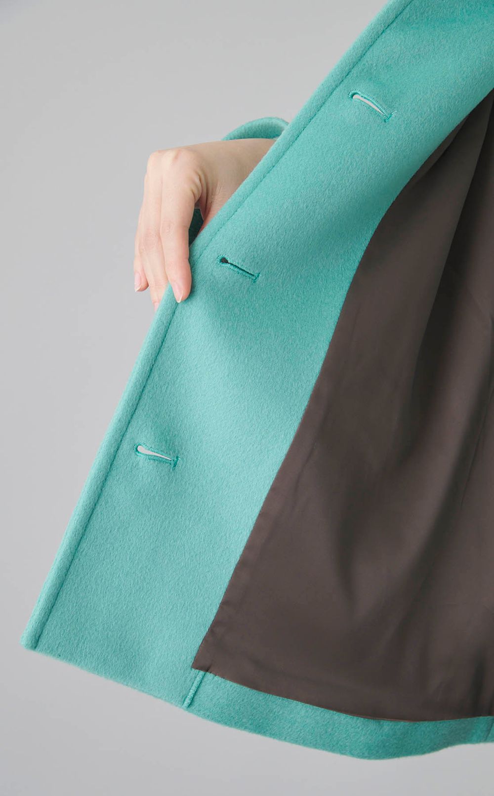 ウールメルトンショートコート