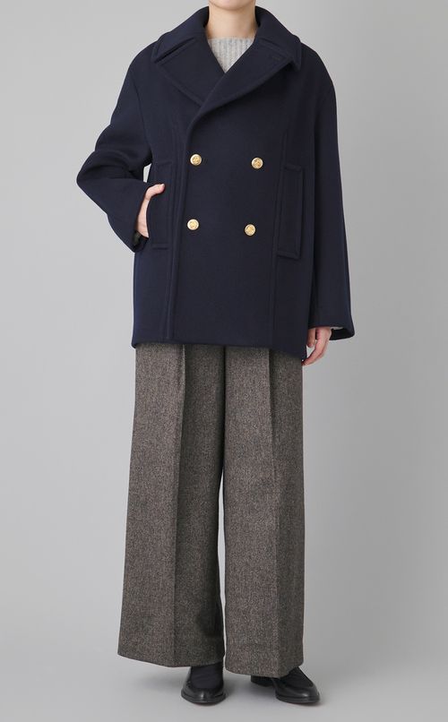 メルトンビーバーPコート