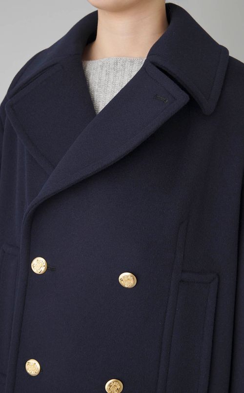 メルトンビーバーPコート