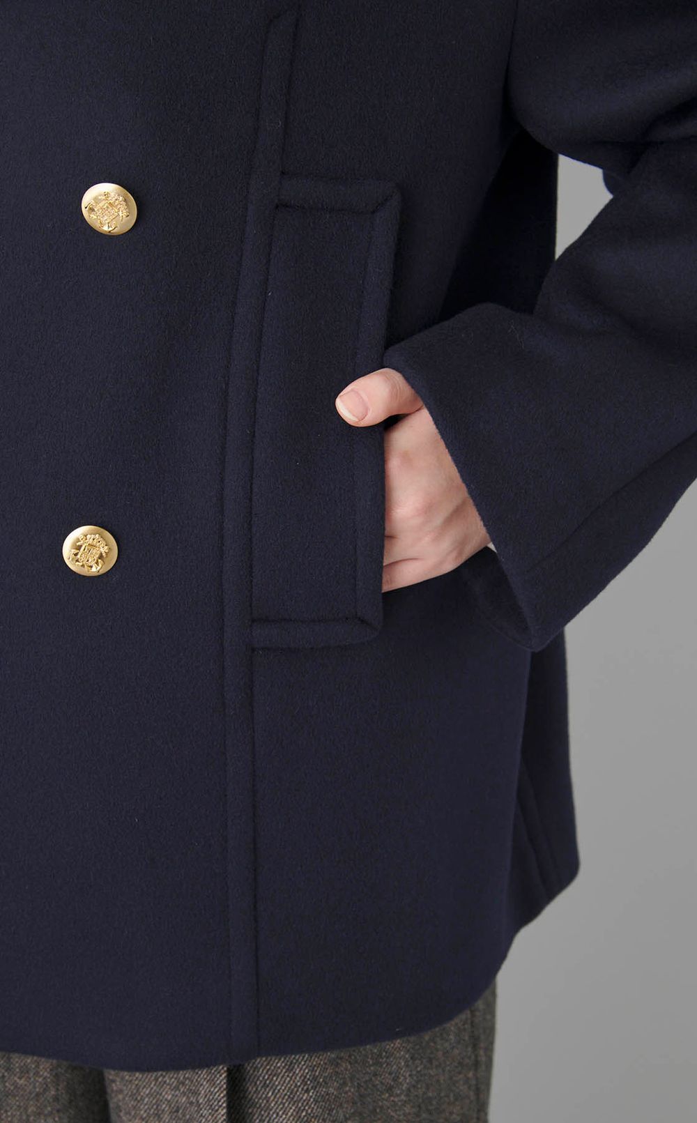 メルトンビーバーPコート