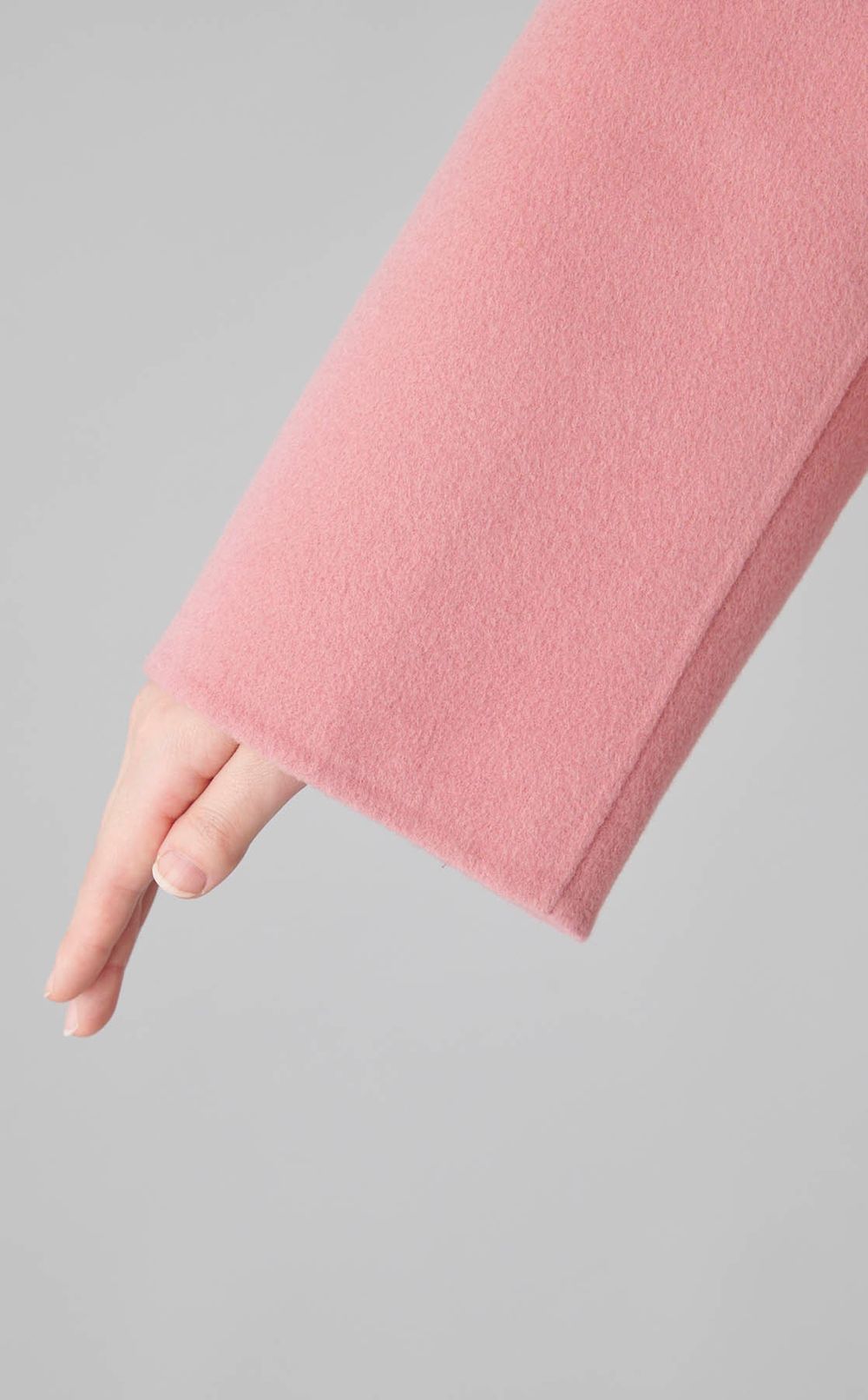 リバーオープンカラーショートコート