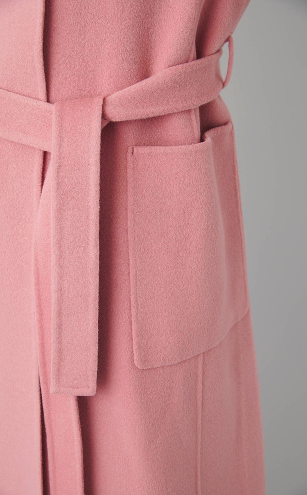 ウールリバーノーカラーコート