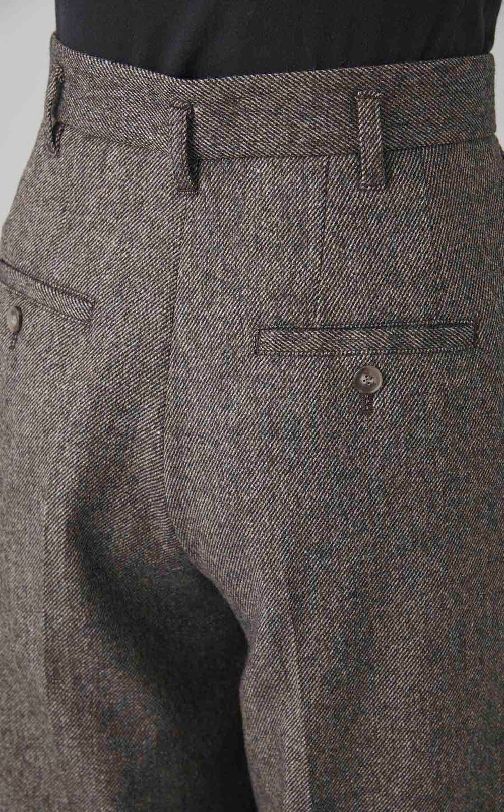 メランジカルゼタックワイドパンツ