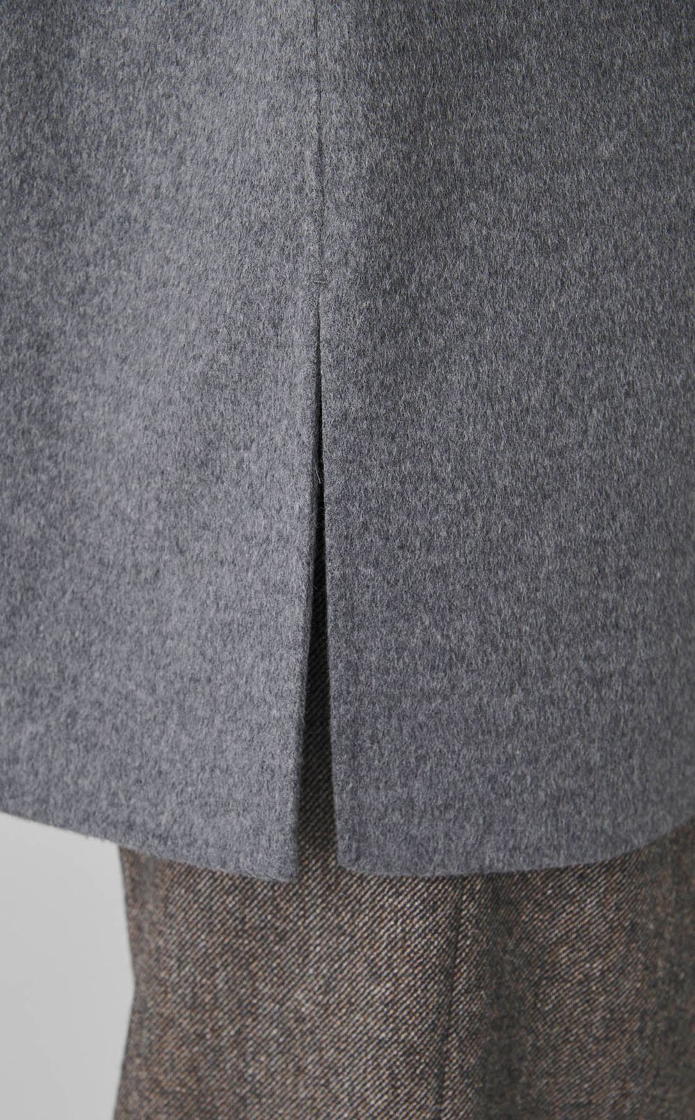 ダブルフェイススタンドカラーコート