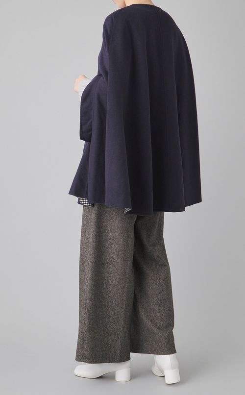 ダブルフェイスリバーシブルポンチョ