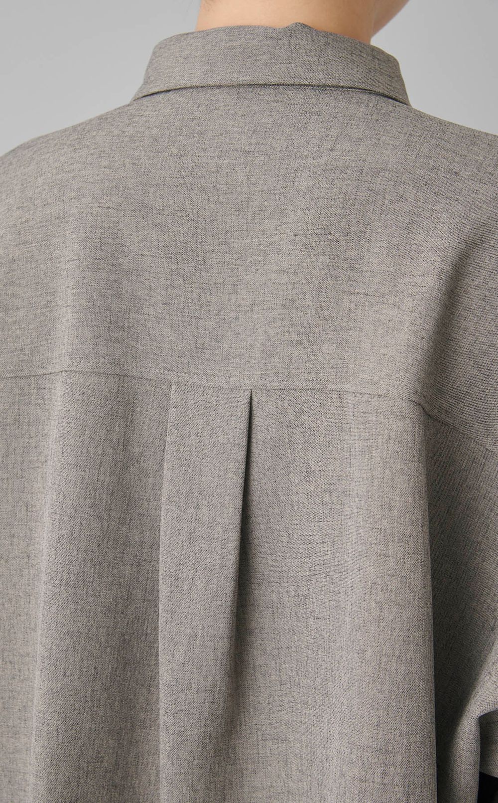 ドルマンスリーブツイルシャツ