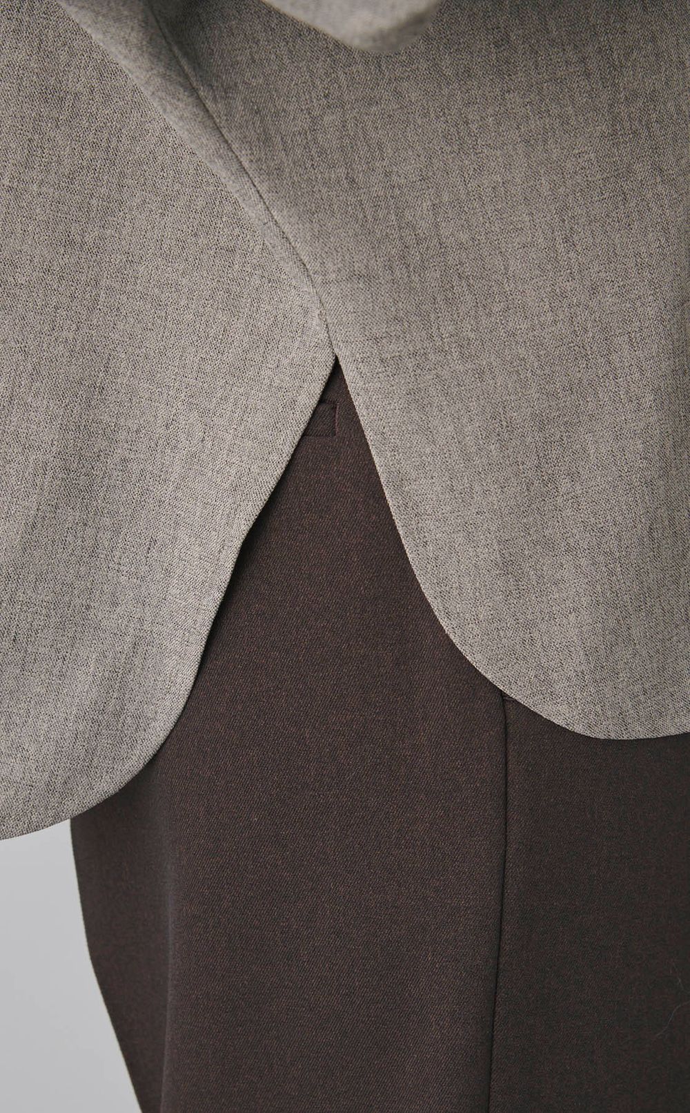 ドルマンスリーブツイルシャツ