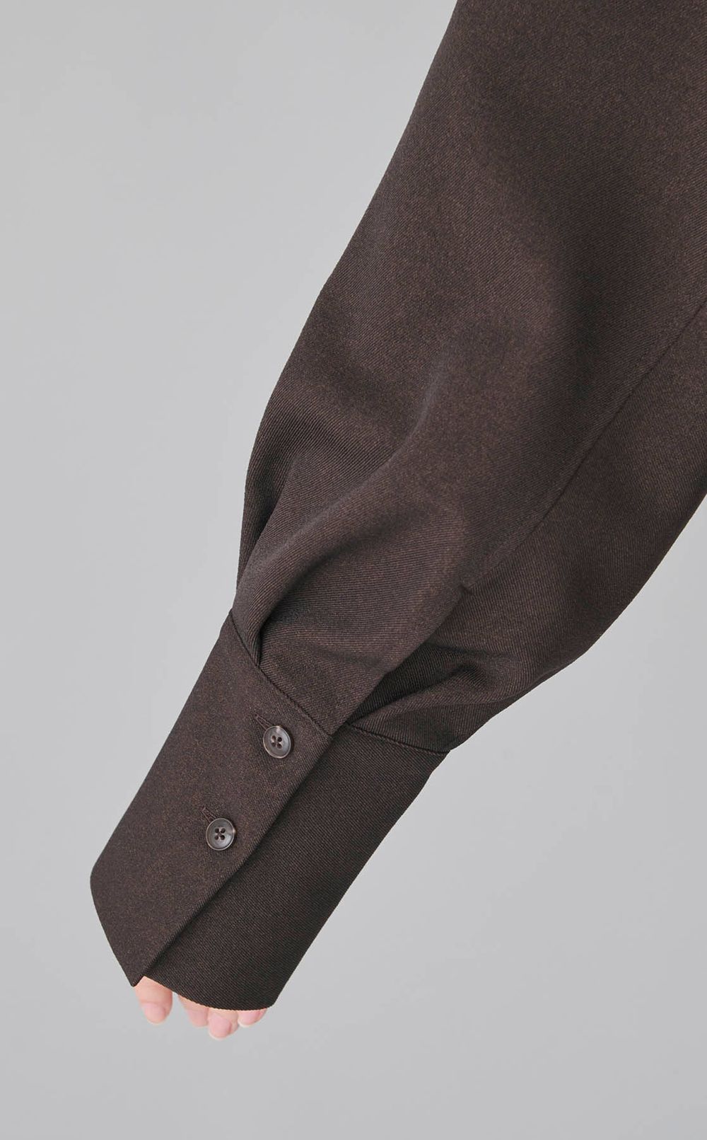 ドルマンスリーブツイルシャツ