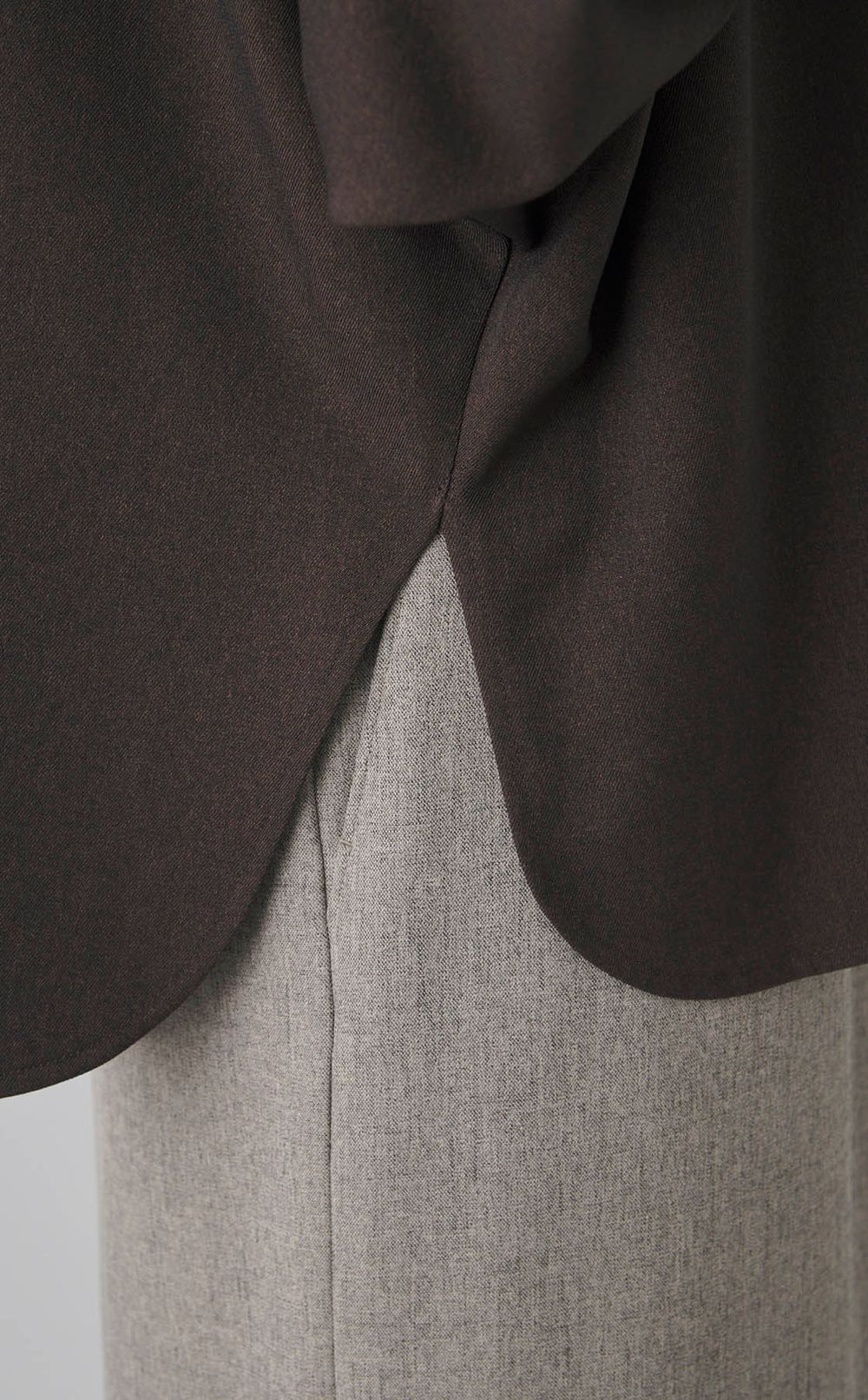 ドルマンスリーブツイルシャツ