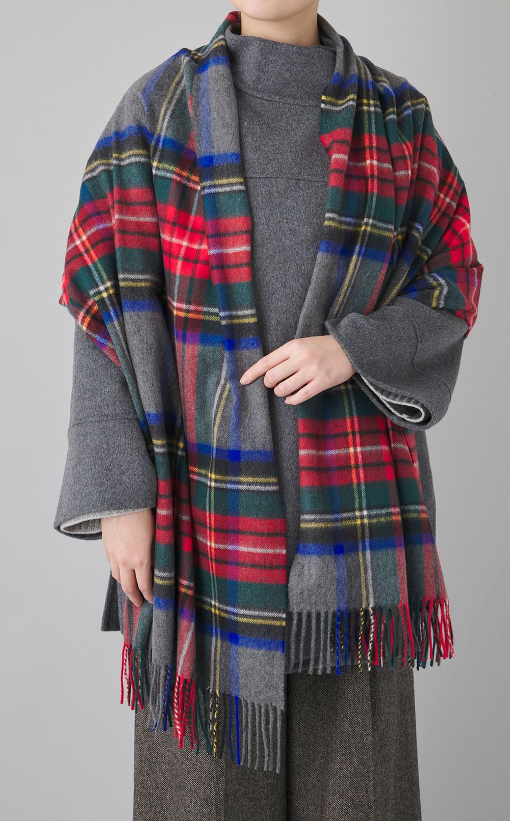 カシミヤ大判ストール