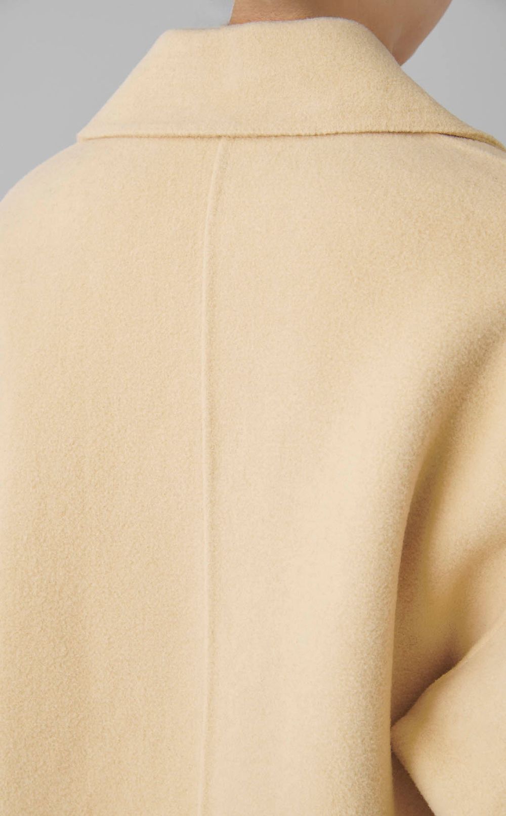 ウールコクーンシルエットPコート