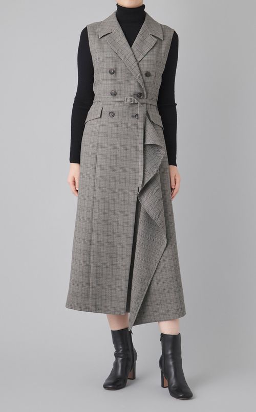 ダブルブレストワンピース