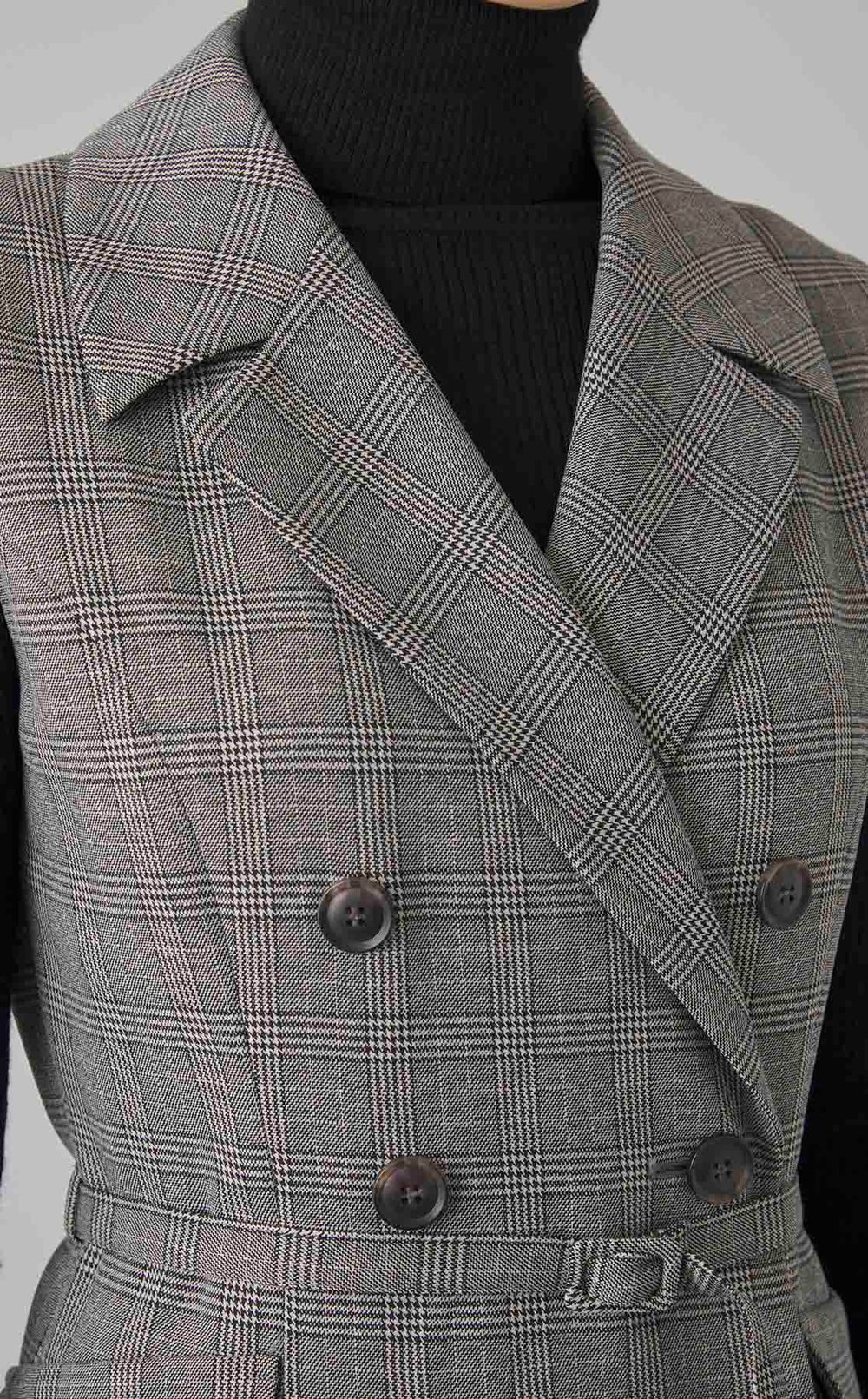 ダブルブレストワンピース