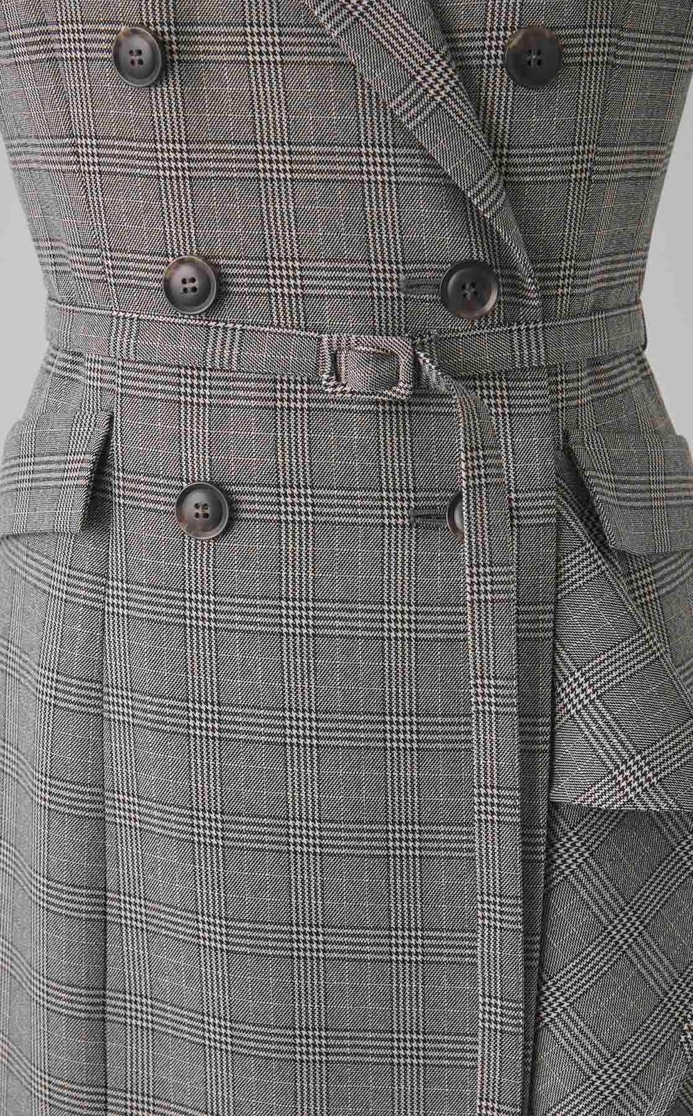 ダブルブレストワンピース