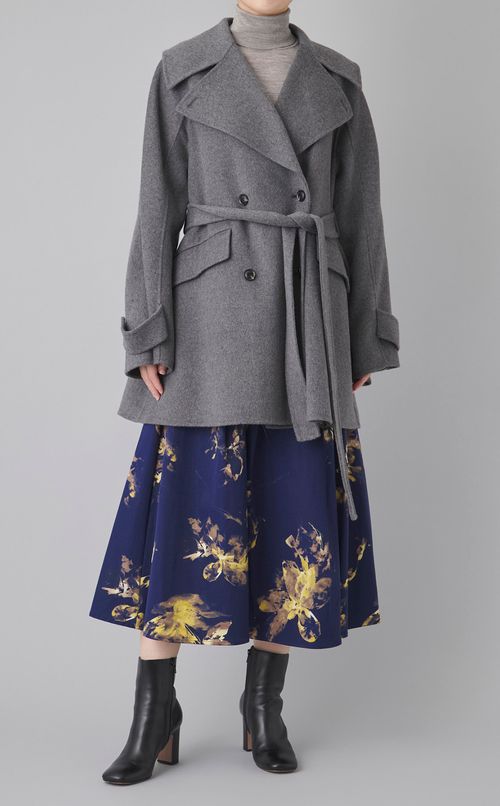 ブラッシュフラワーギャザースカート