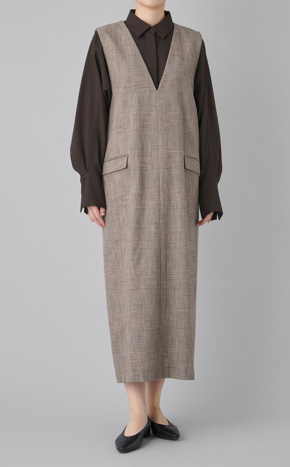 ドルマンスリーブツイルシャツ