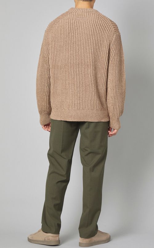 アゼクルーネックニットプルオーバー