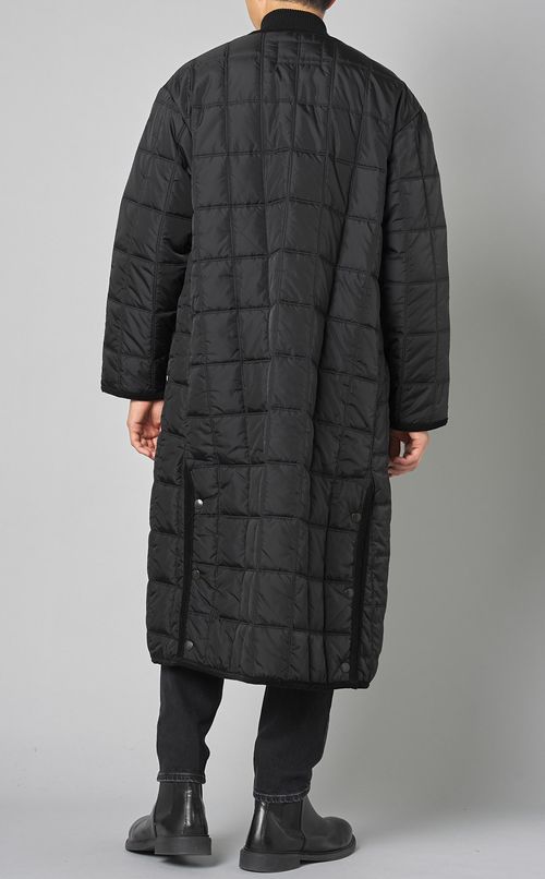 キルティングラウンドカラーコート