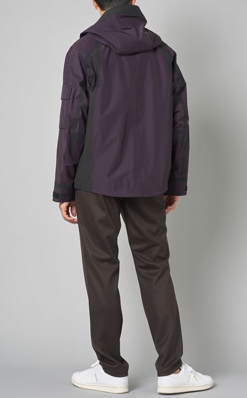 ナイロンボンディングフードブルゾン