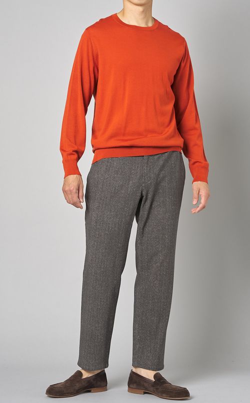 チェックプリントパンツ