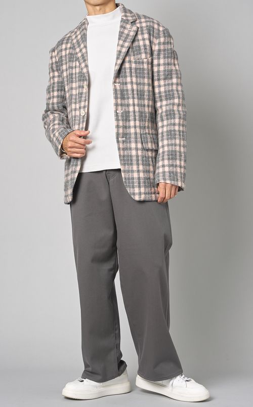 フリングウールチェックジャケット