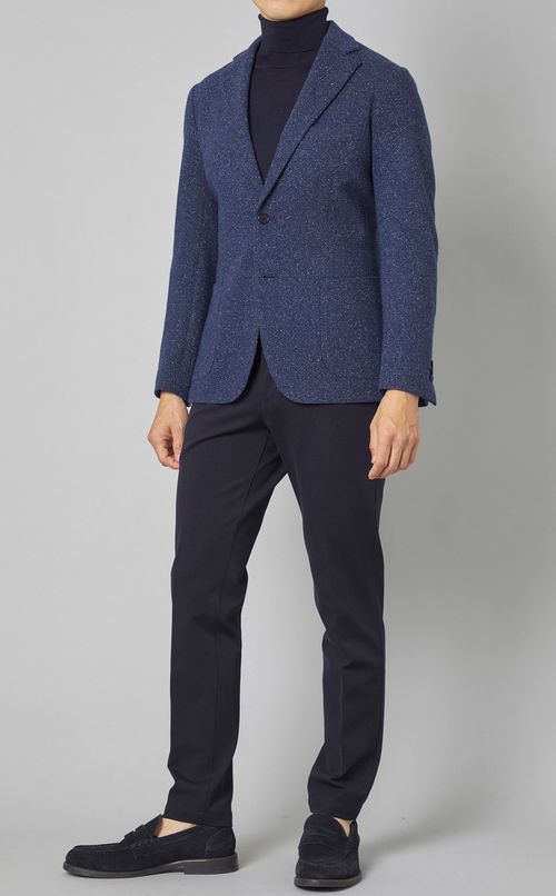 ツイードジャージージャケット