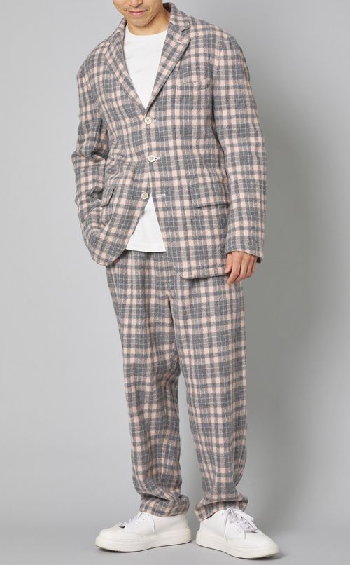 フリングウールチェックパンツ