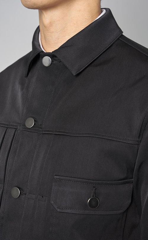 ナイロンデニムジャケット