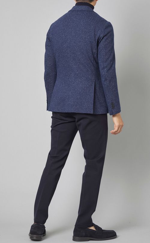 ツイードジャージージャケット