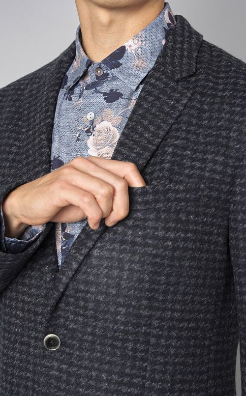 ハウンドトゥースジャケット